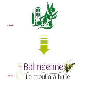 Creation du logo Balmeenne par l'agence de communication IS COMMUNICATION