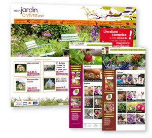 mise en ligne de l'E-shop mon-jardin-a-vivre.com