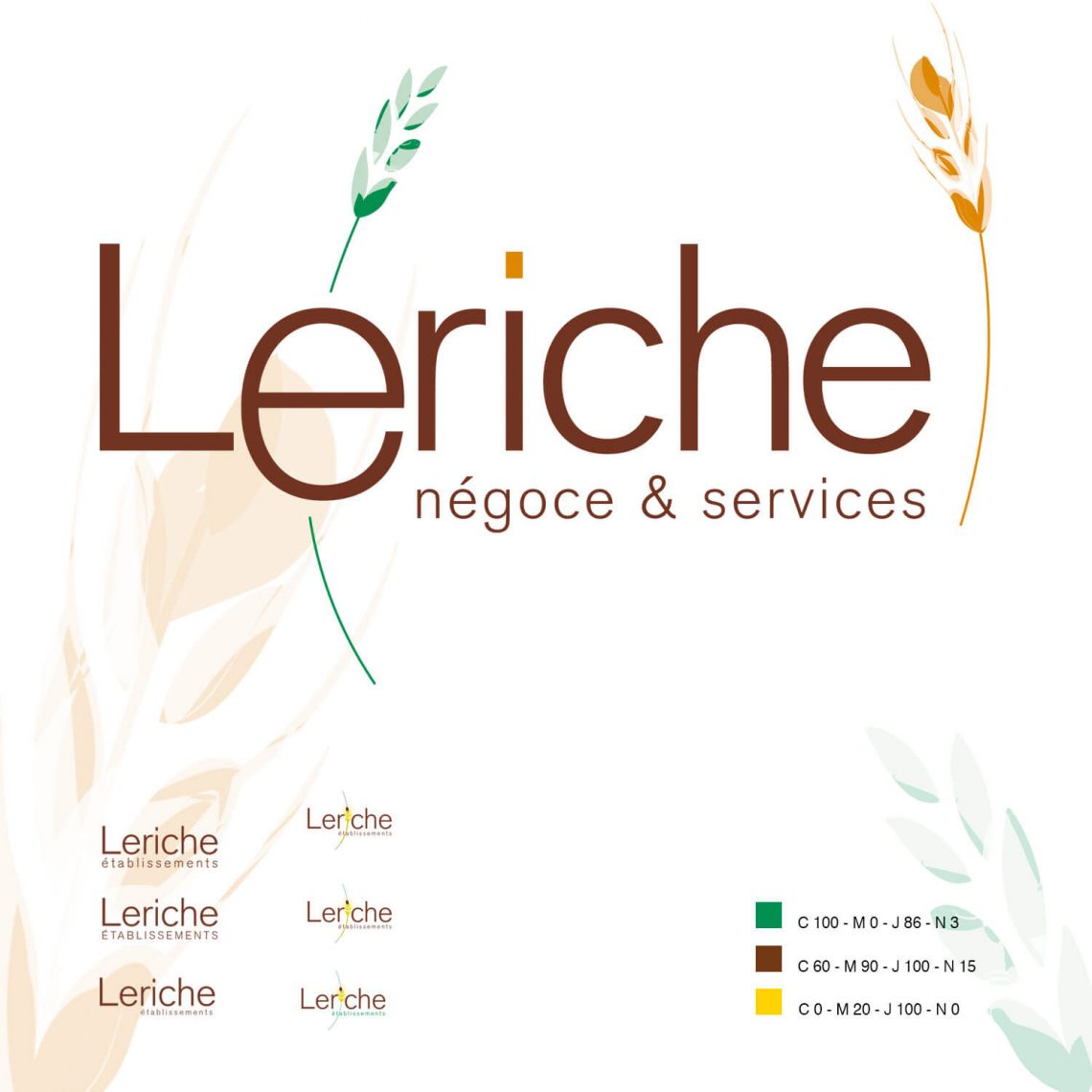 Logotype Leriche par l'agence de communication IS COMMUNICATION