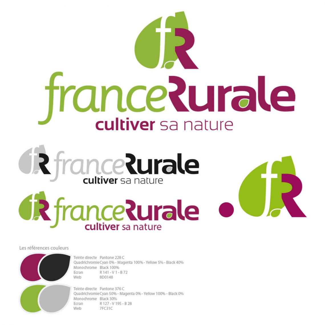 Identité visuelle France Rurale par IS COMMUNICATION