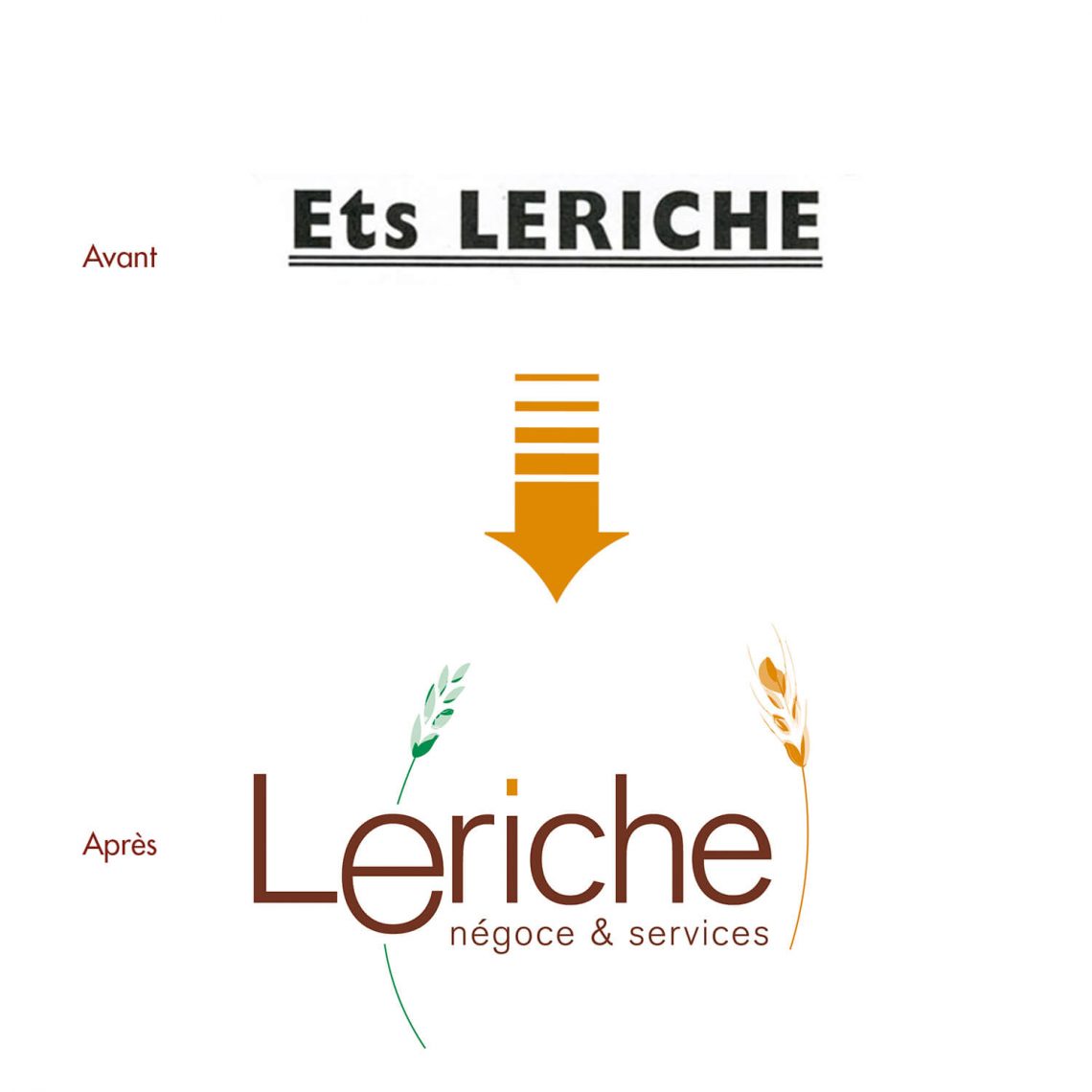 logo Leriche par l'agence de communication IS COMMUNICATION