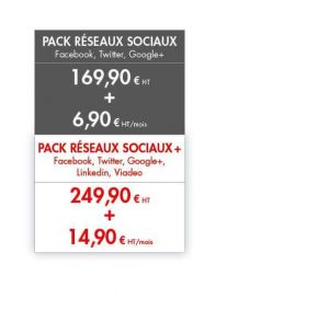 Prix - prestation réseaux sociaux